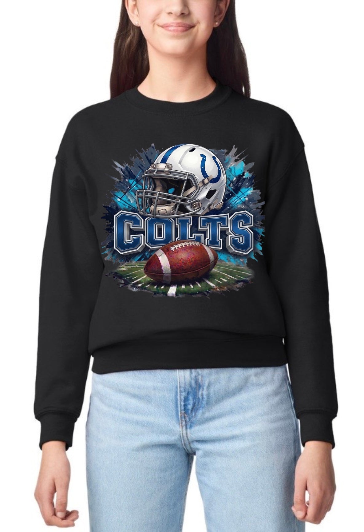 Football Team Youth Crewneck