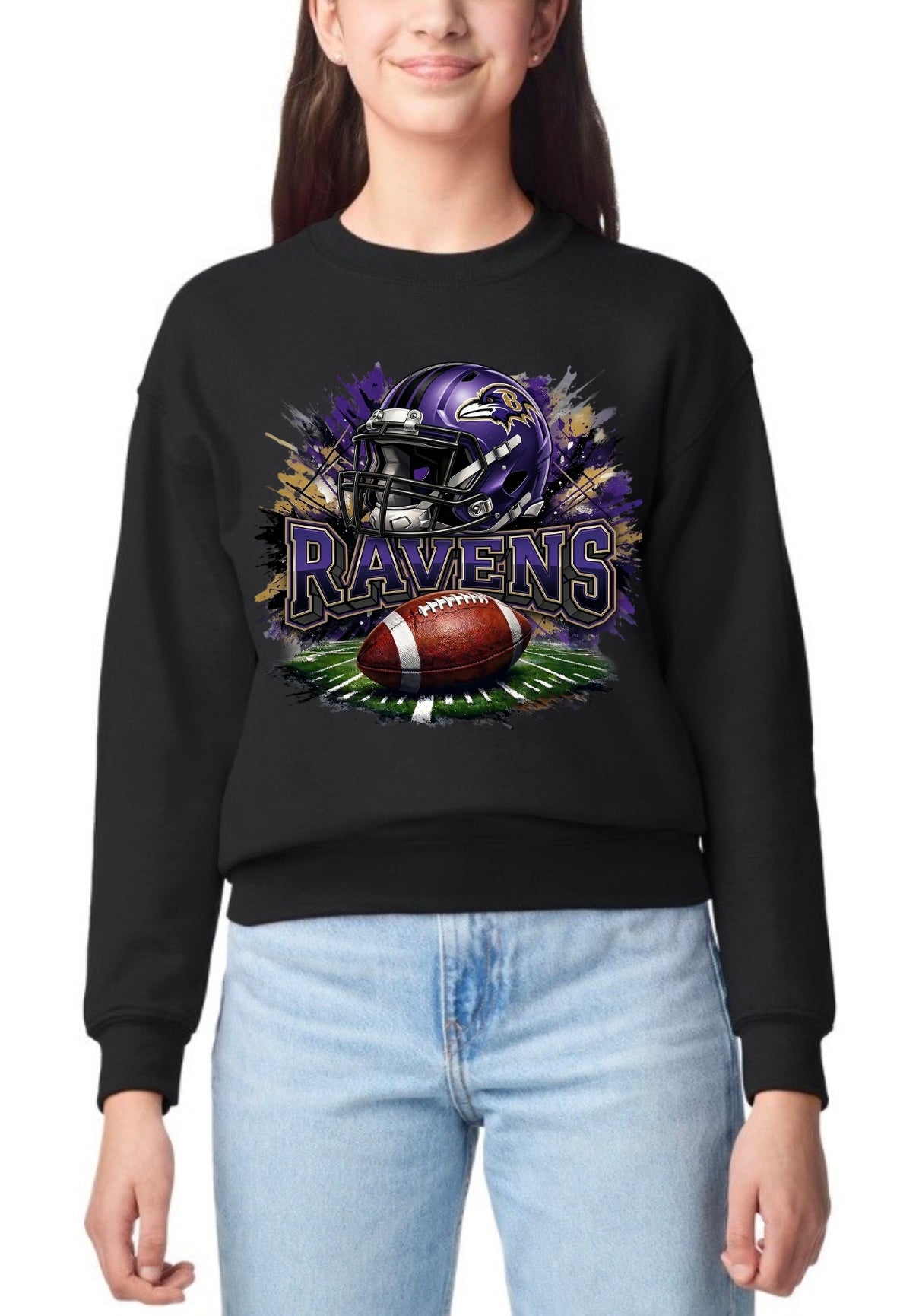 Football Team Youth Crewneck