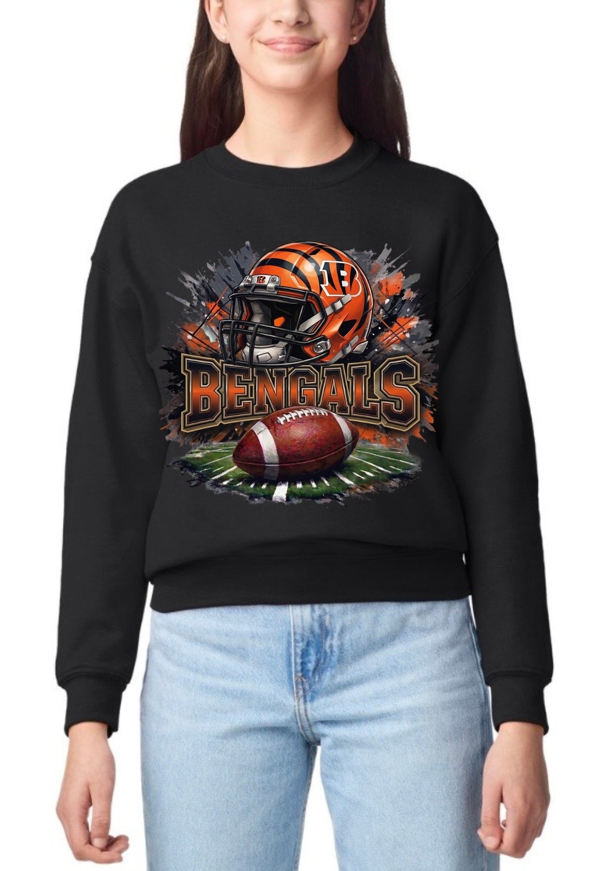 Football Team Youth Crewneck