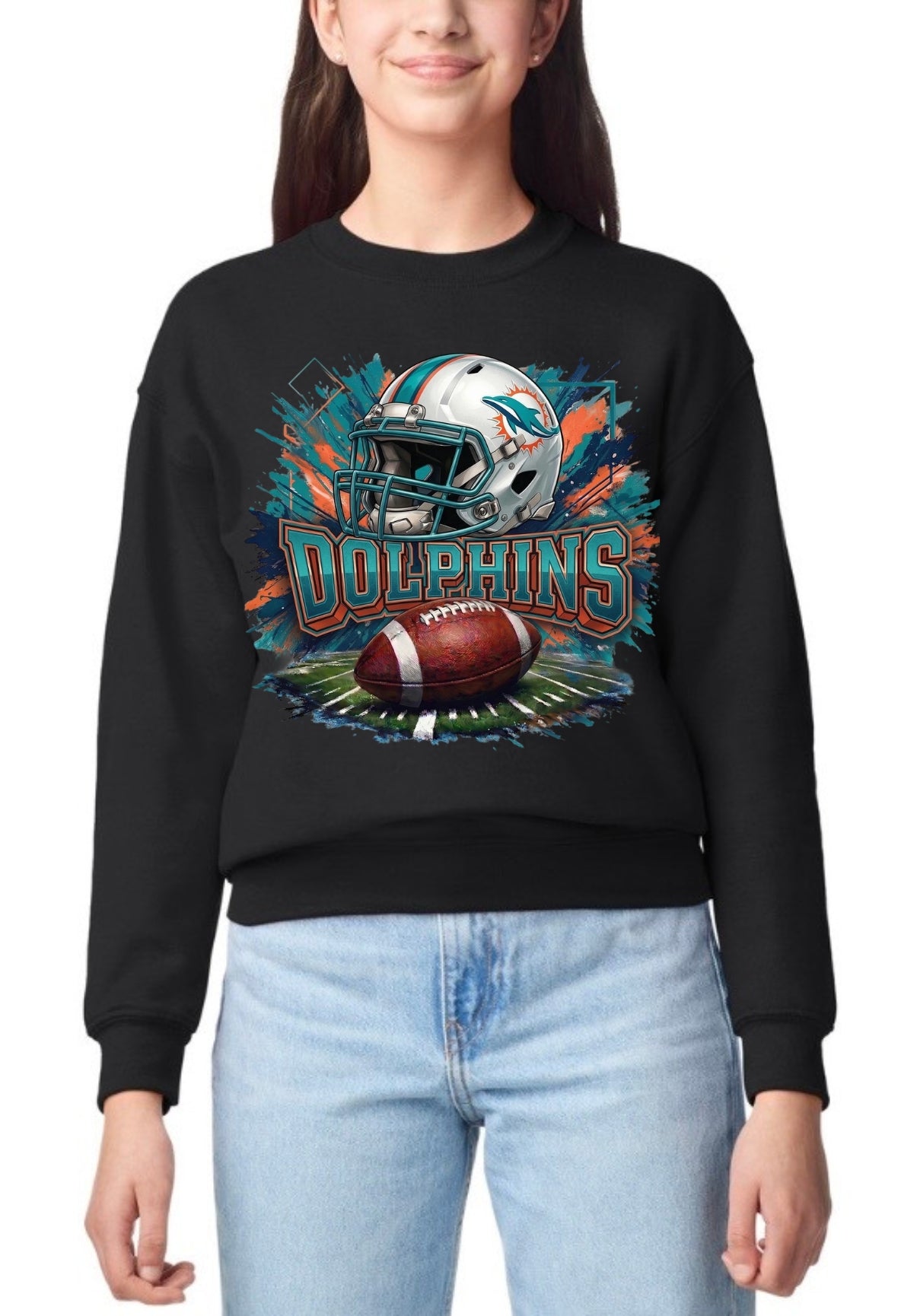 Football Team Youth Crewneck