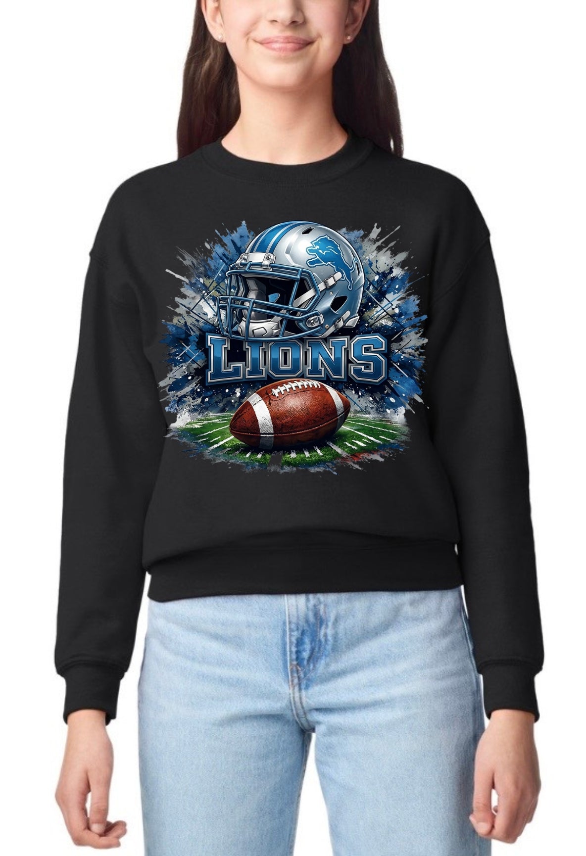 Football Team Youth Crewneck