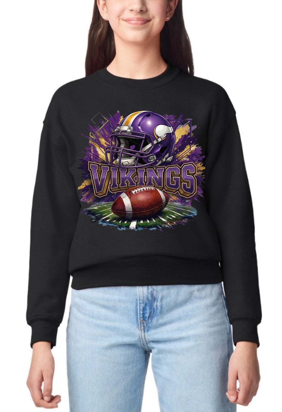 Football Team Youth Crewneck