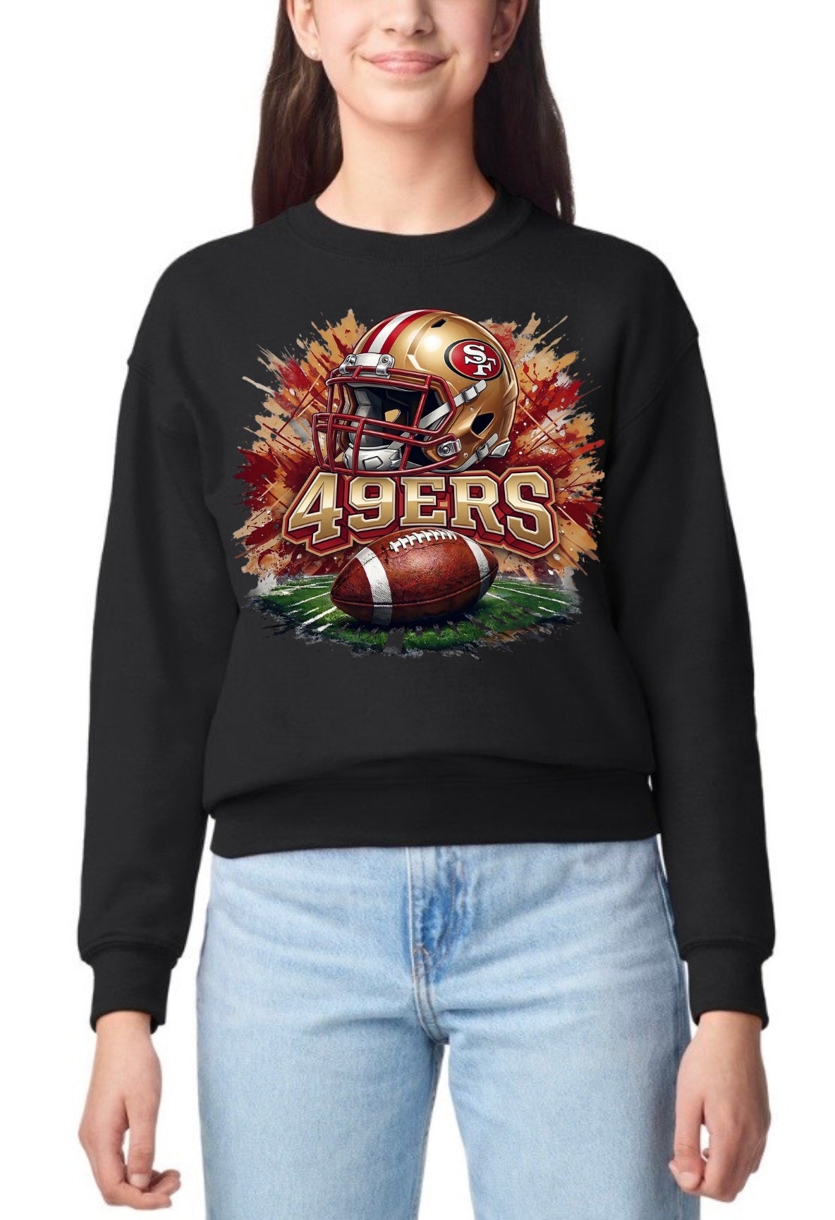 Football Team Youth Crewneck