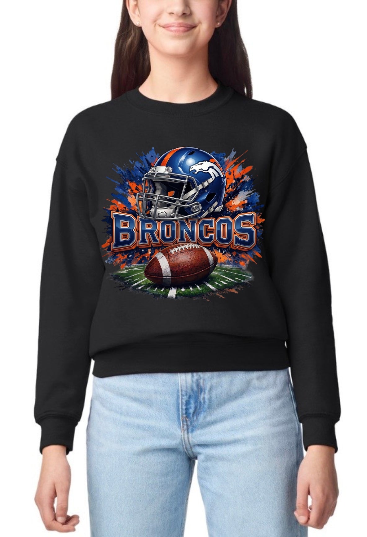 Football Team Youth Crewneck