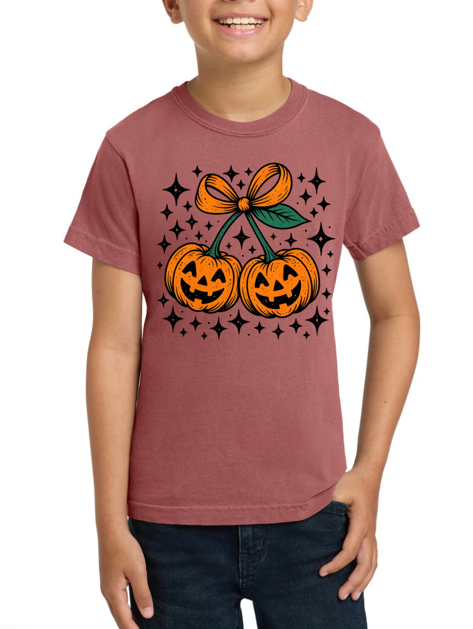 Cherry Pumpkins Youth Tee