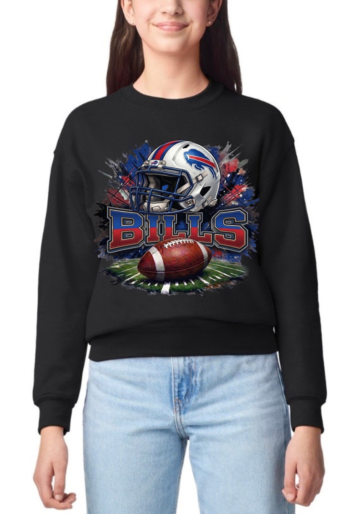 Football Team Youth Crewneck