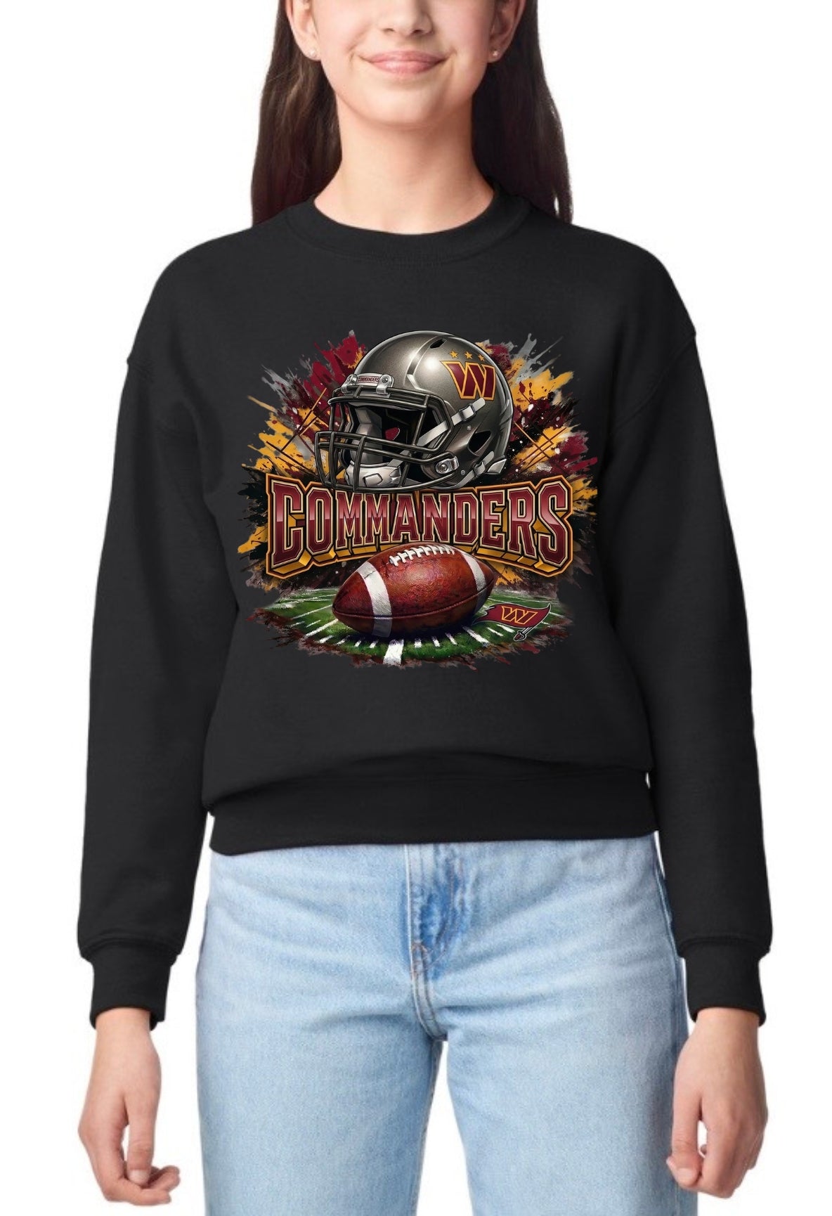 Football Team Youth Crewneck