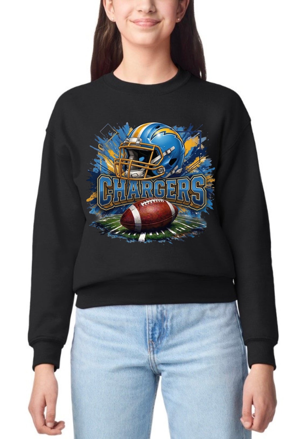 Football Team Youth Crewneck