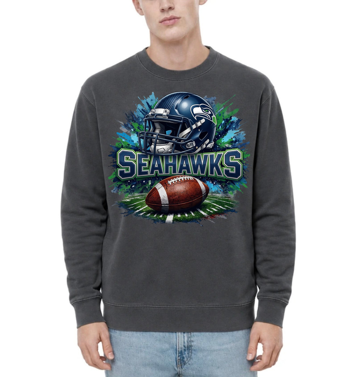 Football Team Adult Crewneck