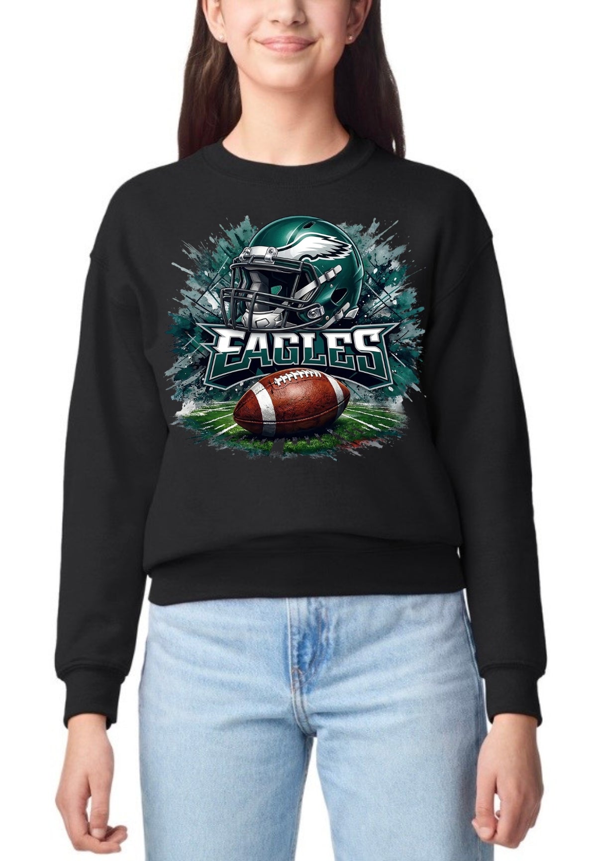 Football Team Youth Crewneck