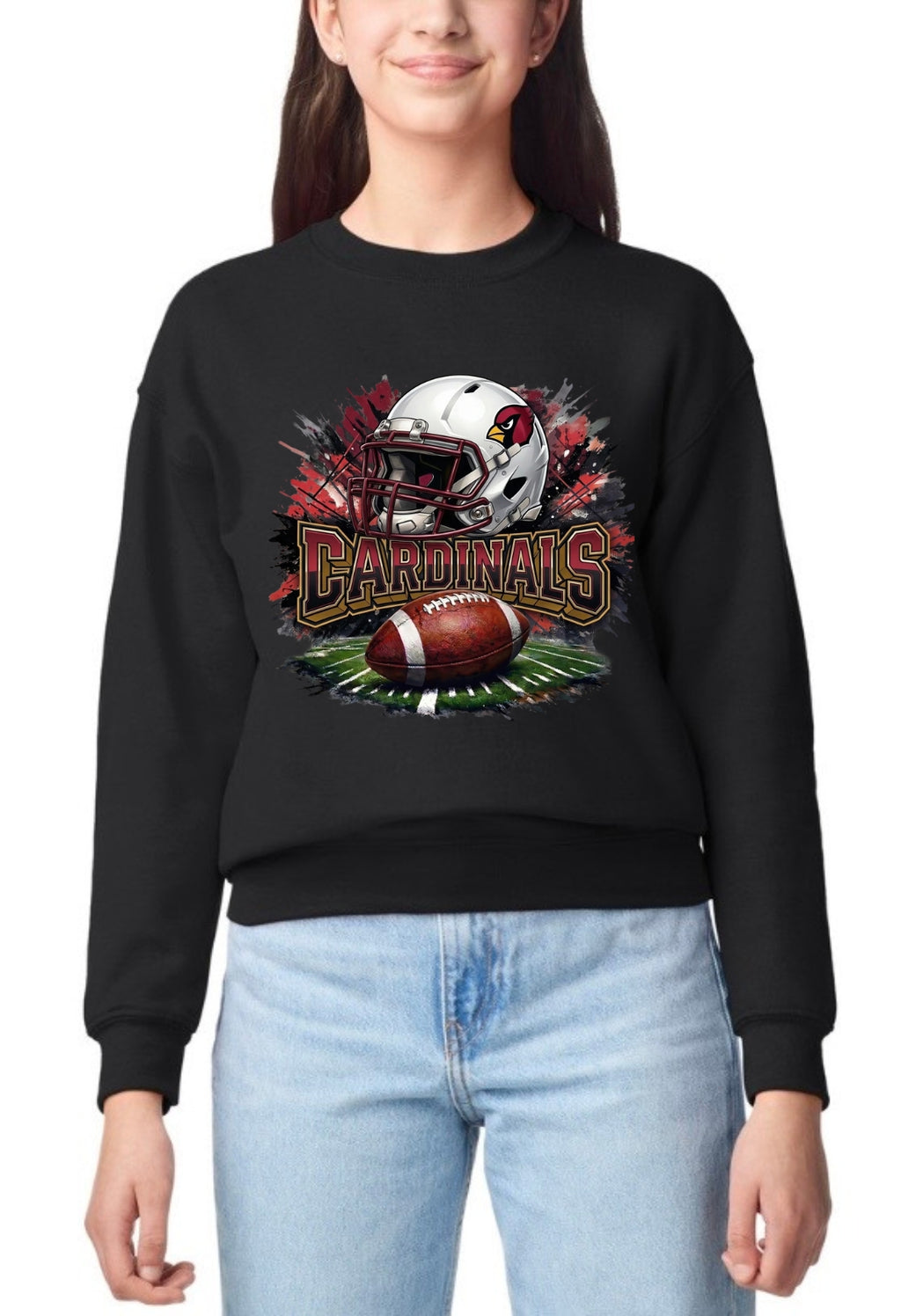 Football Team Youth Crewneck