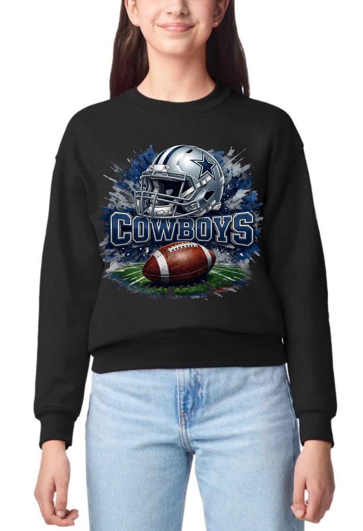 Football Team Youth Crewneck
