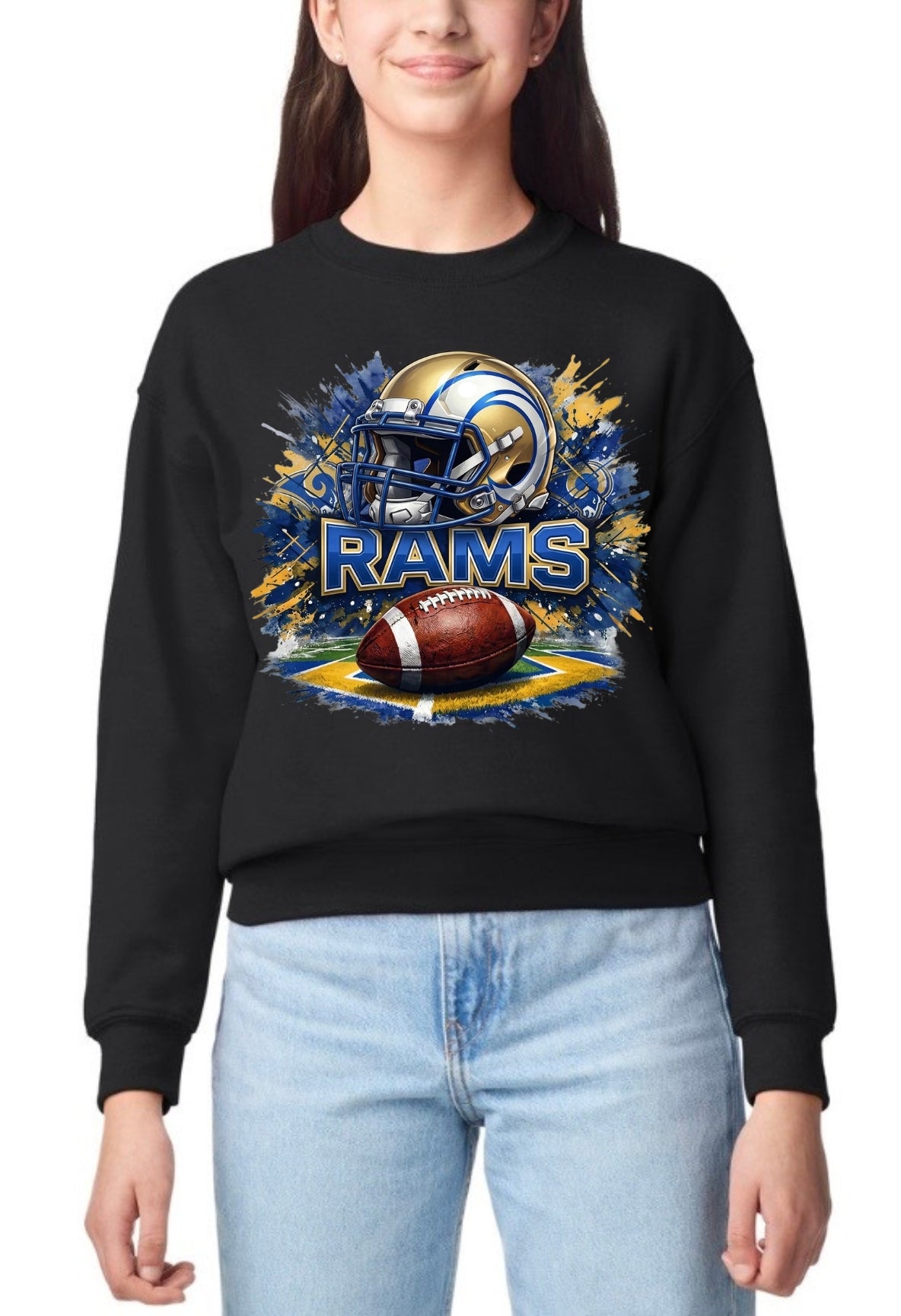 Football Team Youth Crewneck