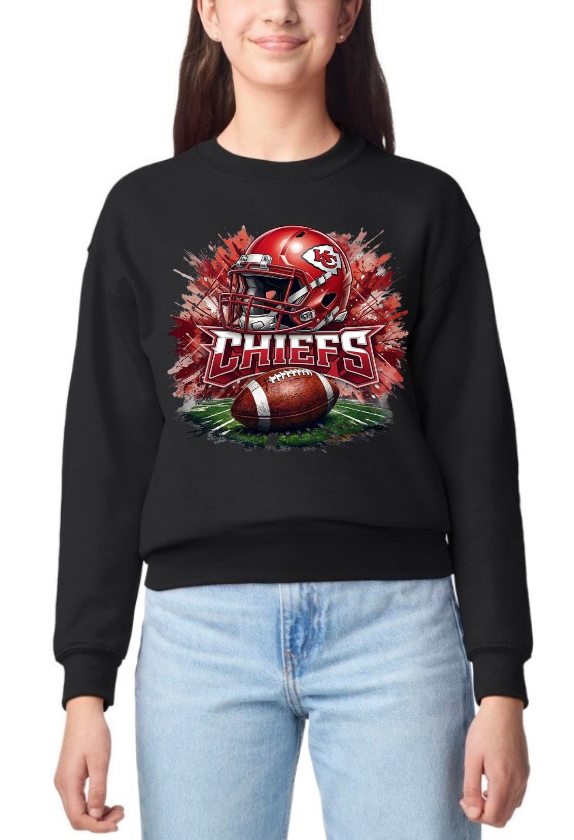 Football Team Youth Crewneck