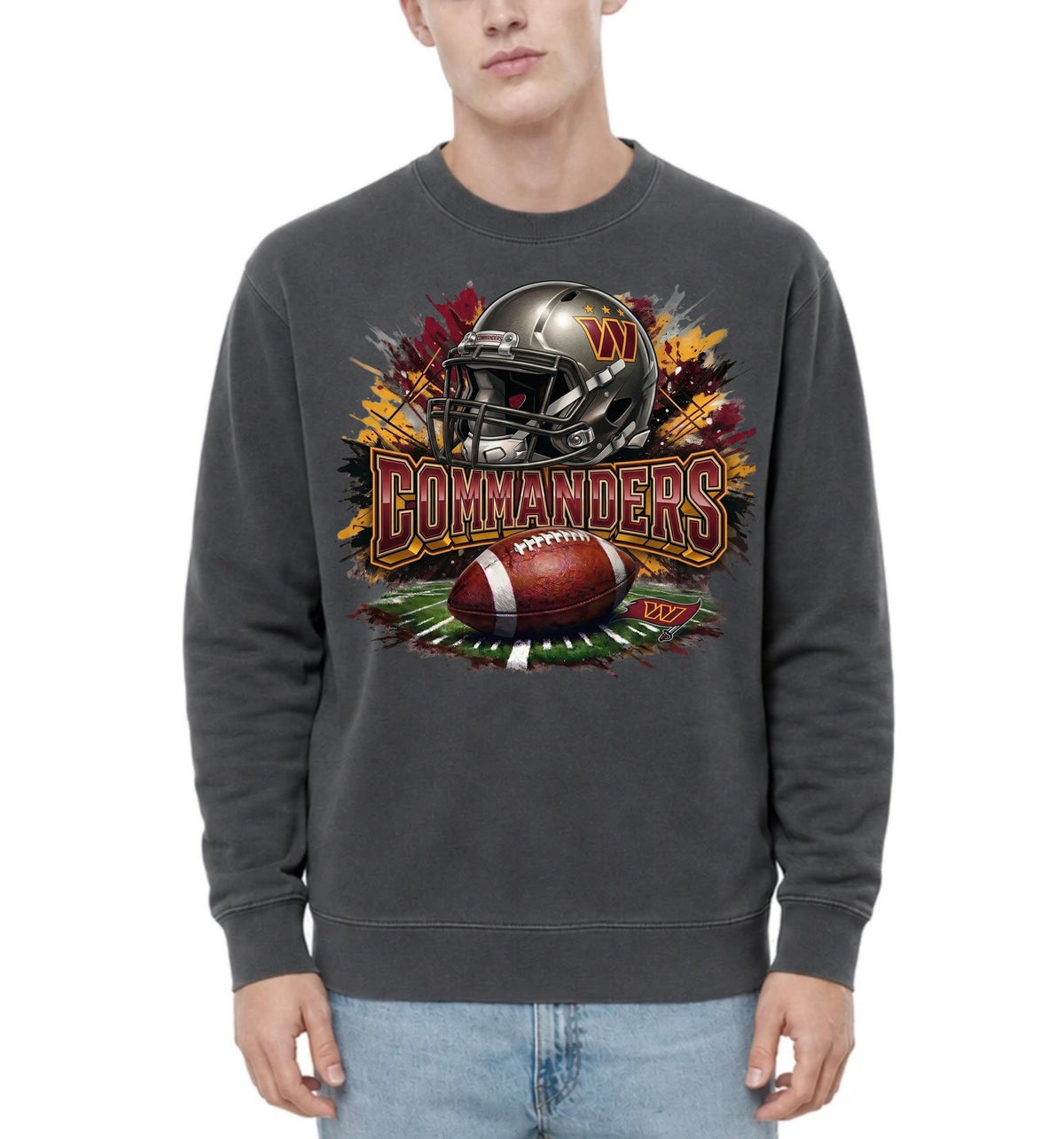 Football Team Adult Crewneck