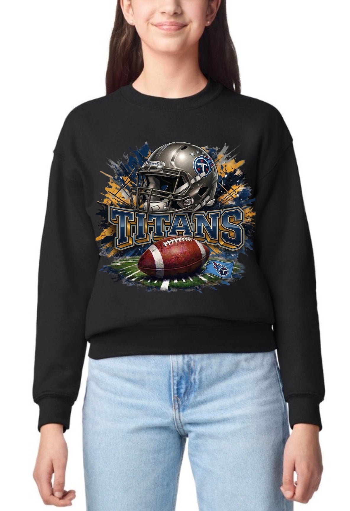 Football Team Youth Crewneck