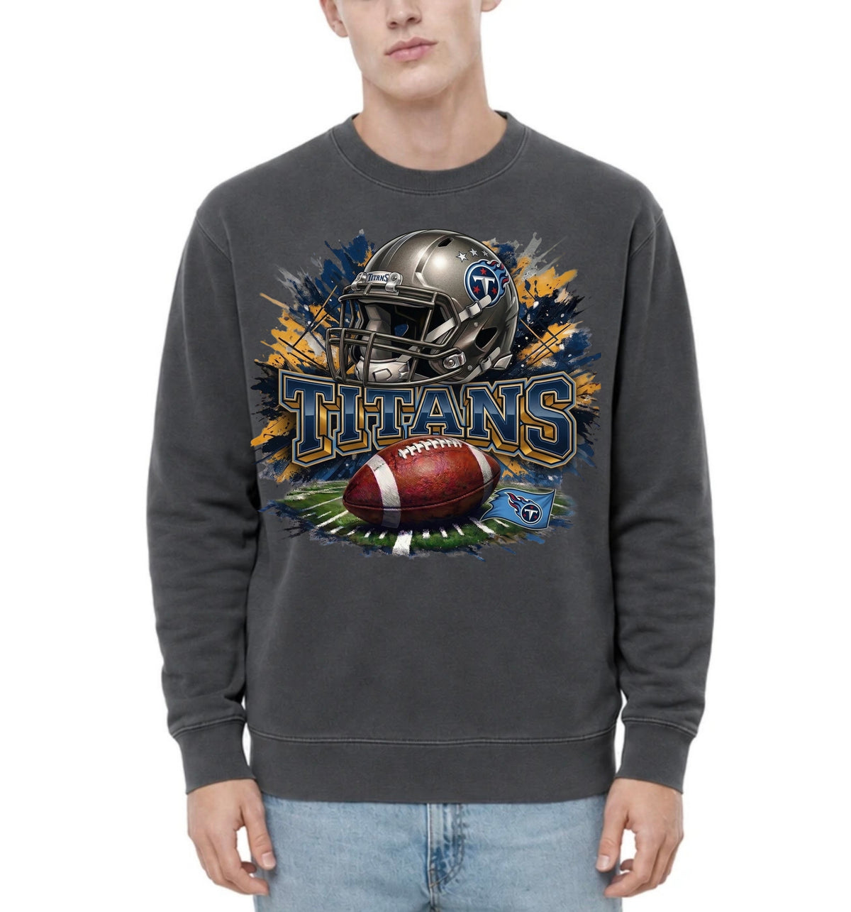 Football Team Adult Crewneck