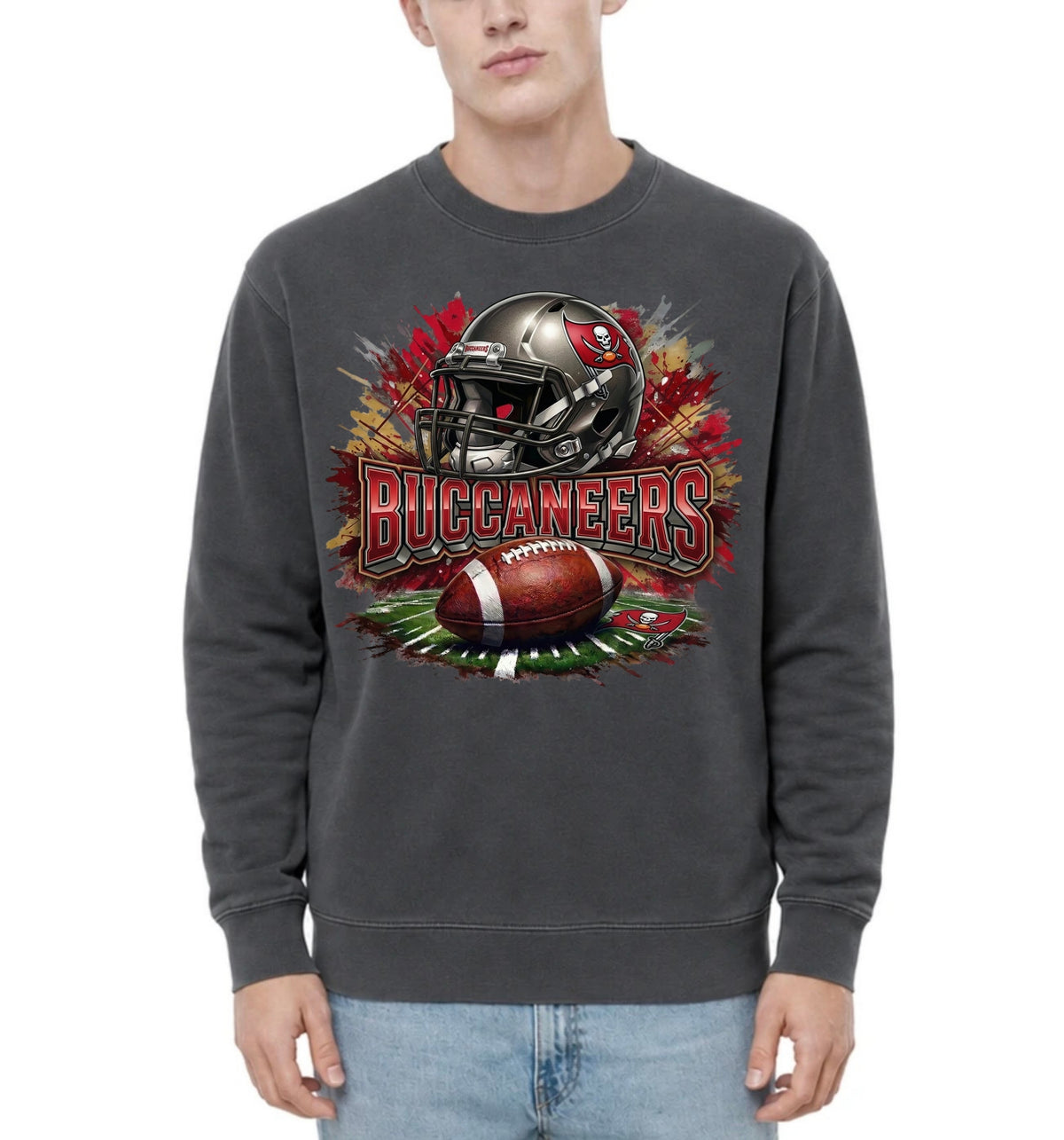 Football Team Adult Crewneck