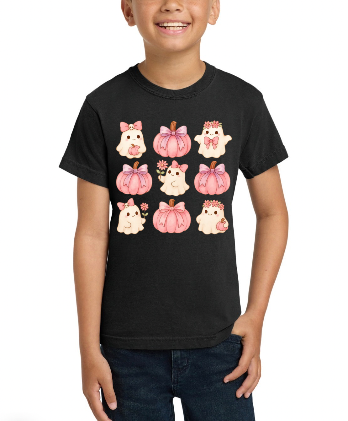 Pink Pumpkin Cuties Youth Tee