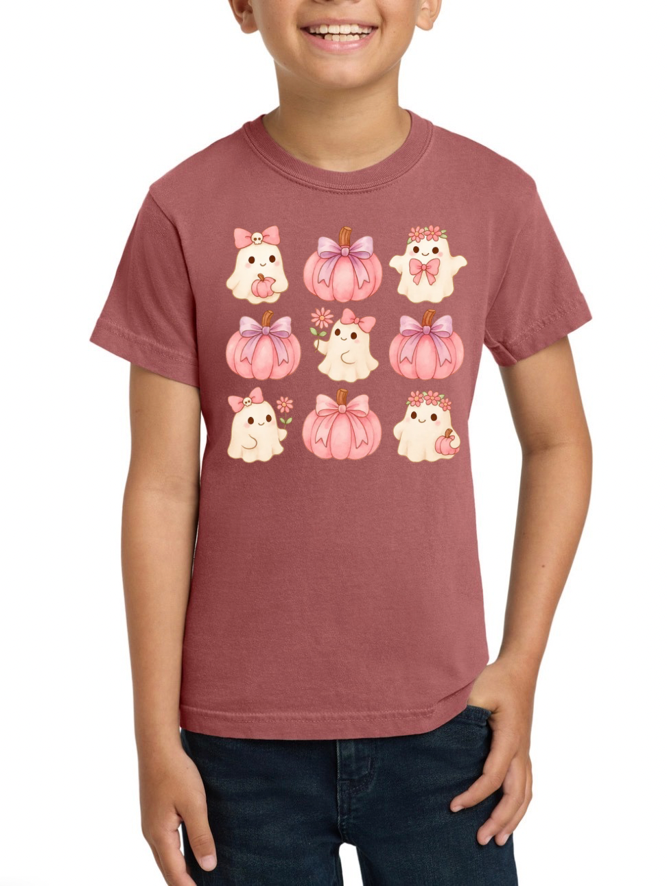 Pink Pumpkin Cuties Youth Tee
