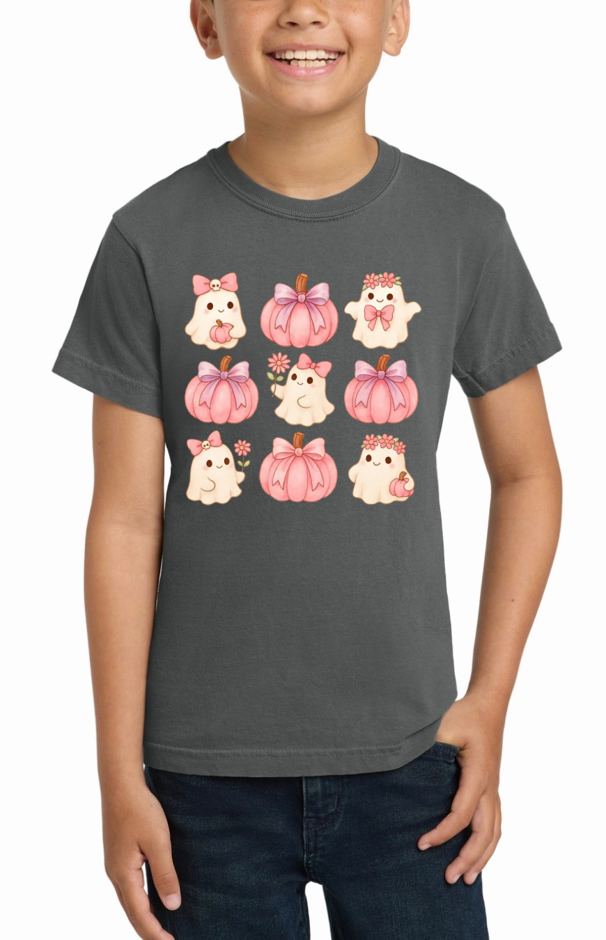 Pink Pumpkin Cuties Youth Tee