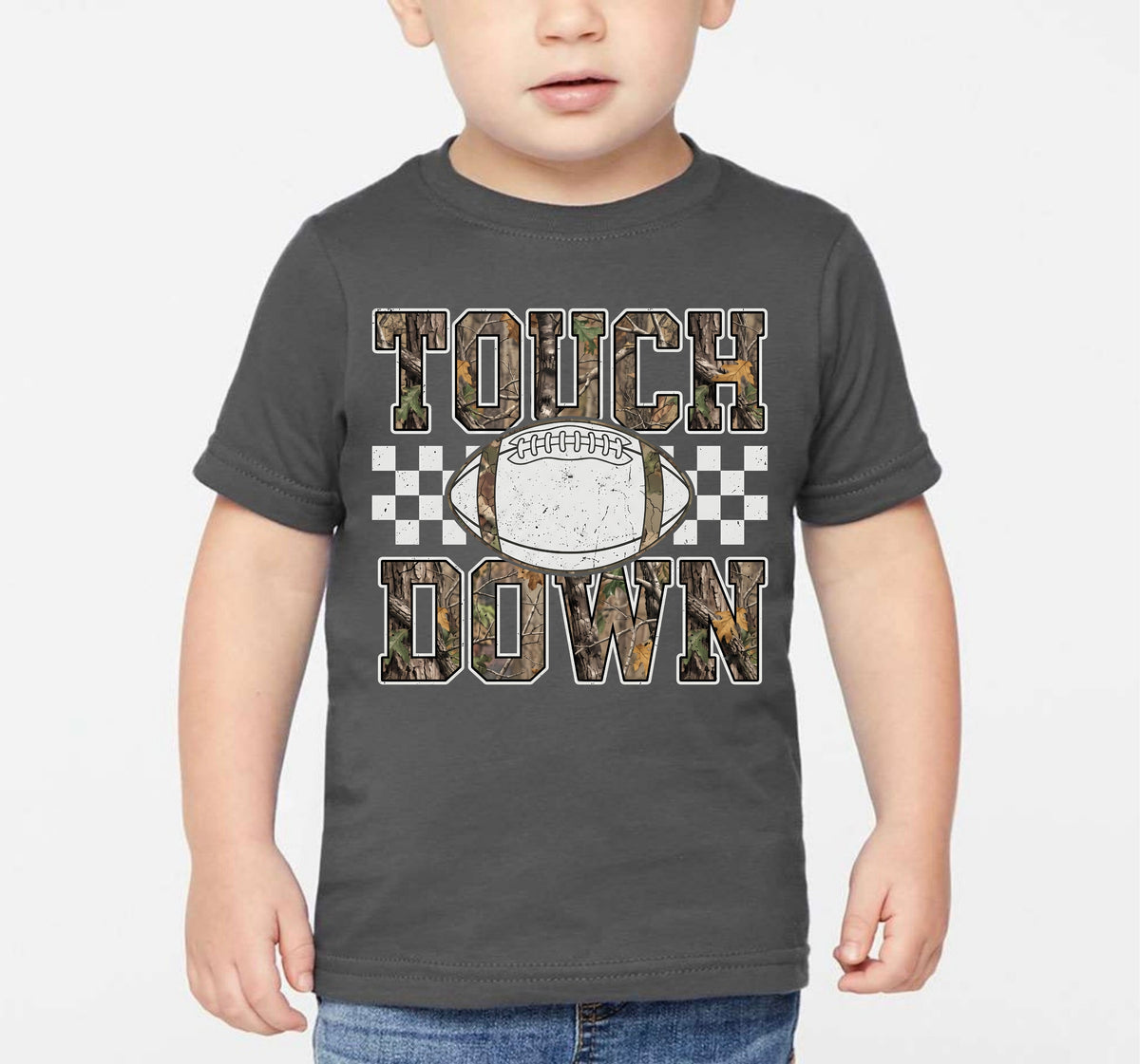 Camo Touchdown Toddler Tee