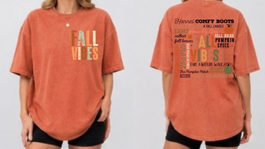 Fall Vibes Adult Tee
