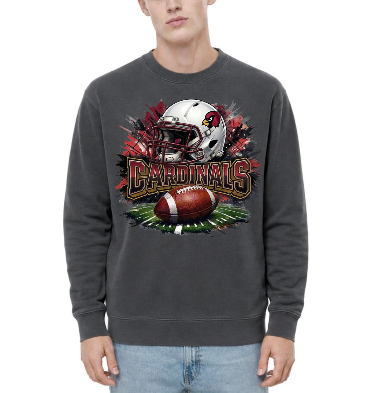 Football Team Adult Crewneck