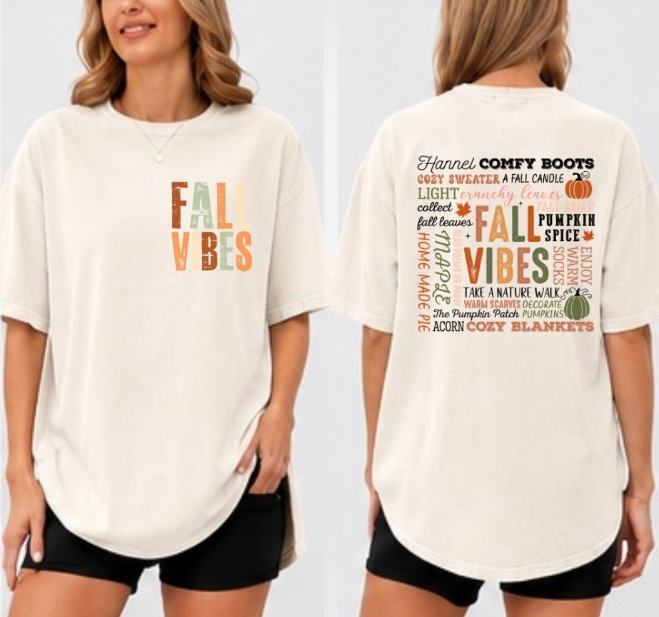 Fall Vibes Adult Tee