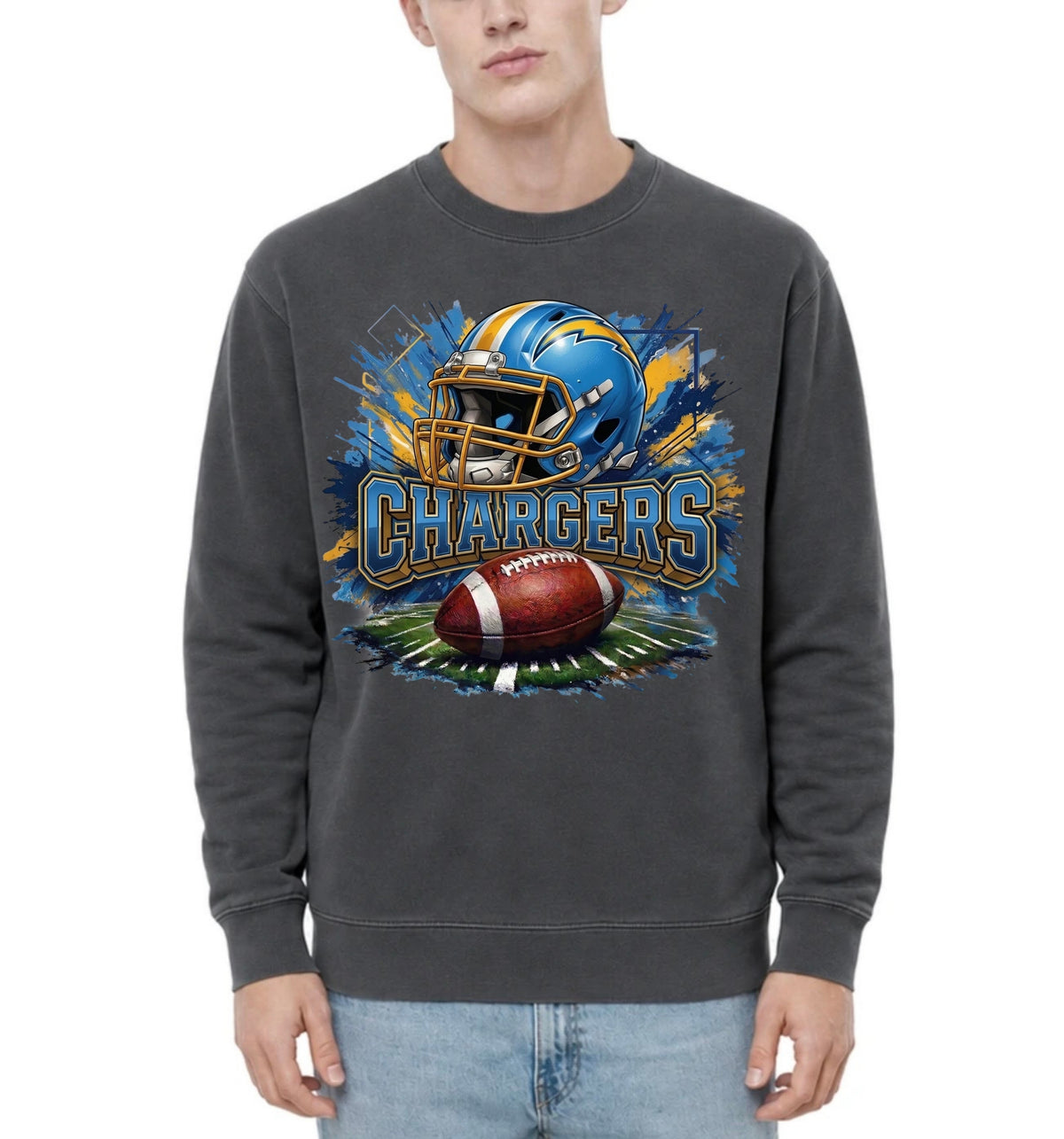 Football Team Adult Crewneck