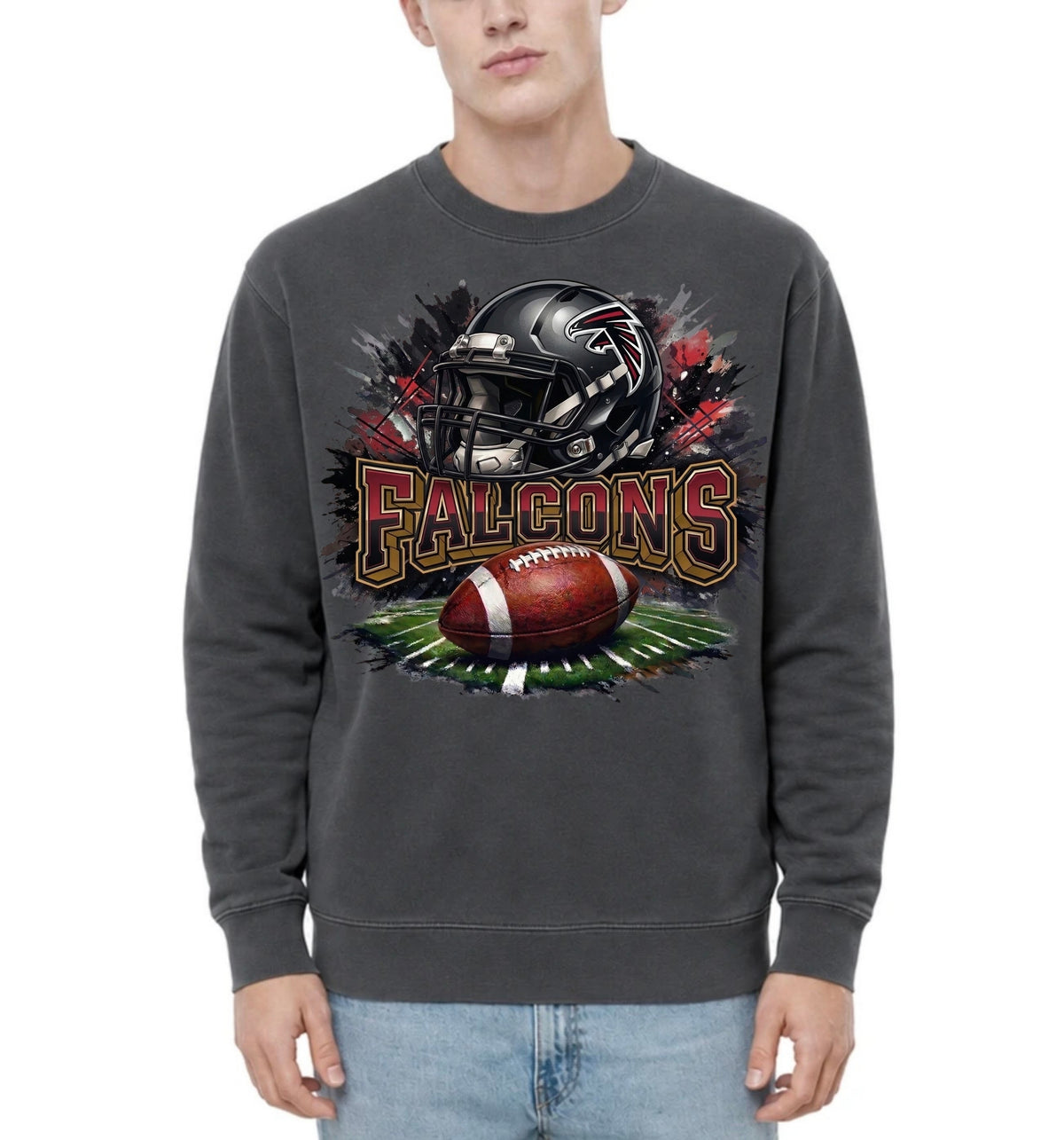 Football Team Adult Crewneck