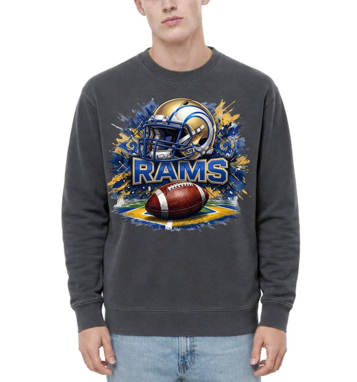Football Team Adult Crewneck