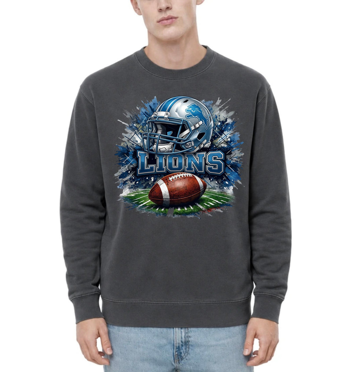 Football Team Adult Crewneck