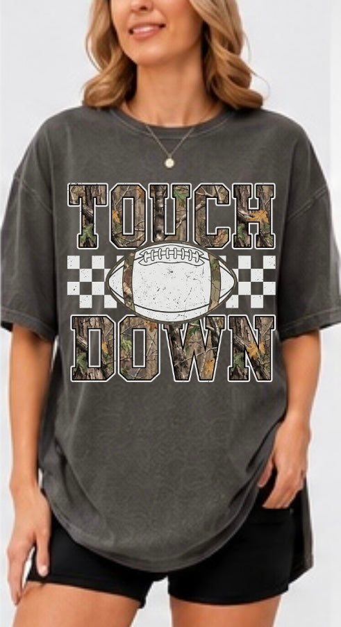 Camo Touchdown Adult Tee