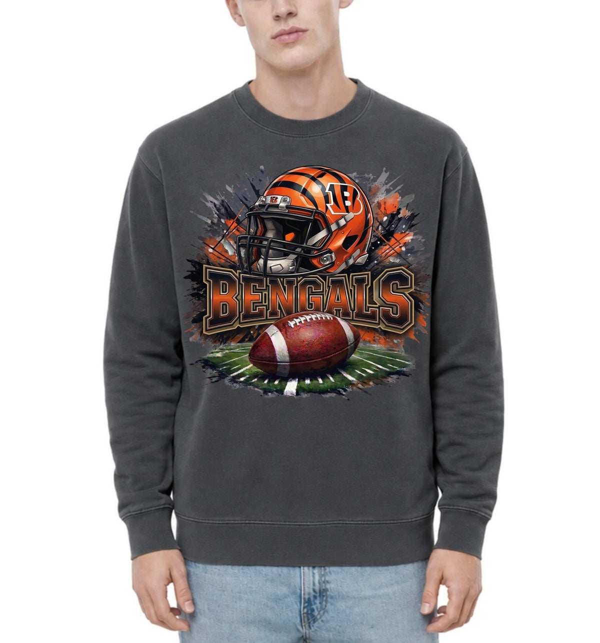 Football Team Adult Crewneck