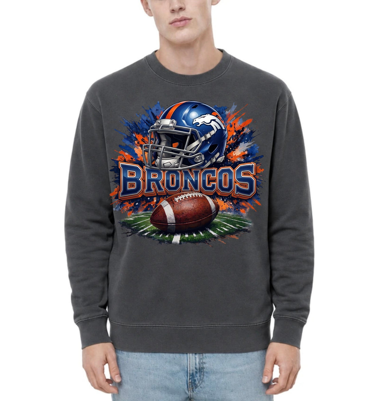 Football Team Adult Crewneck