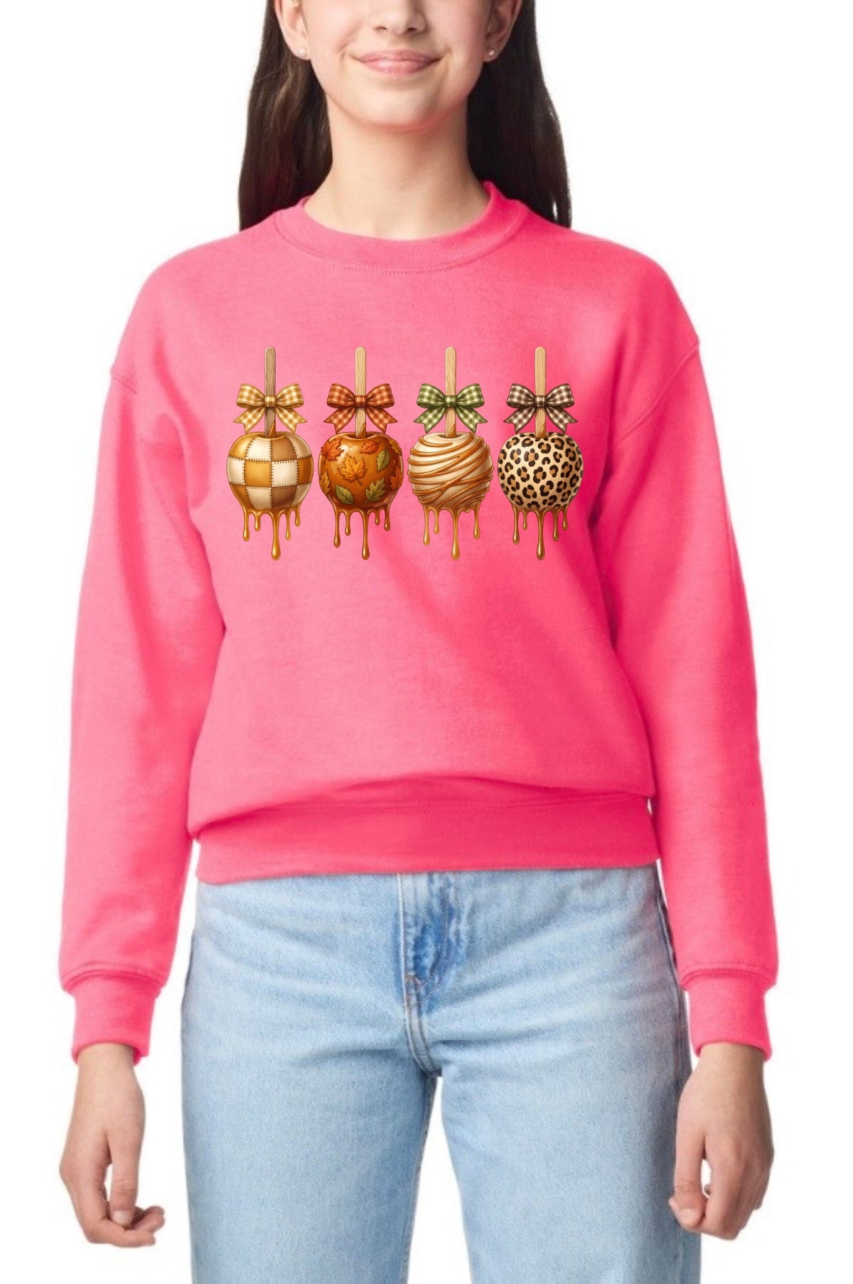 Caramel Apple Cuties Youth Crewneck