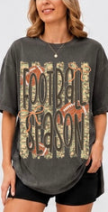 Football Season Camo Adult Tee