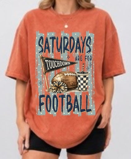 Saturdays Are for Football Adult Tee