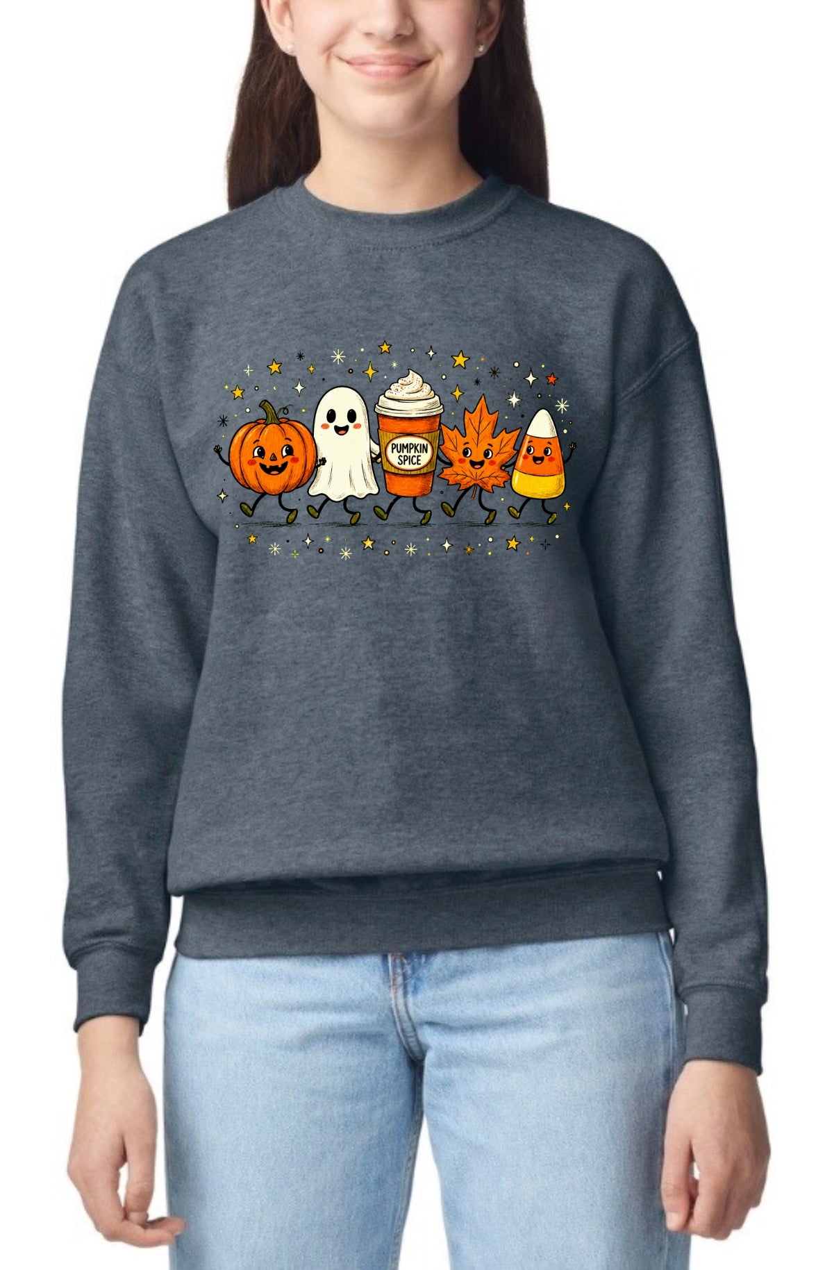 Pumpkin Spice & Everything Nice Youth Crewneck