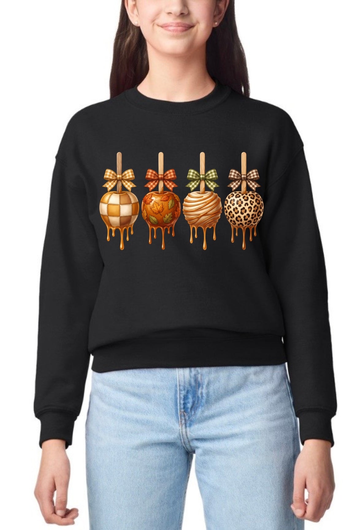 Caramel Apple Cuties Youth Crewneck