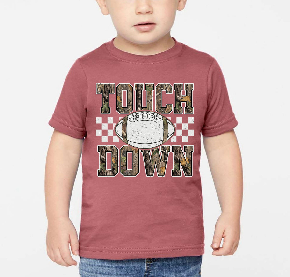 Camo Touchdown Toddler Tee