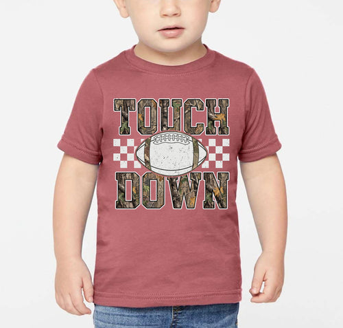 Camo Touchdown Toddler Tee