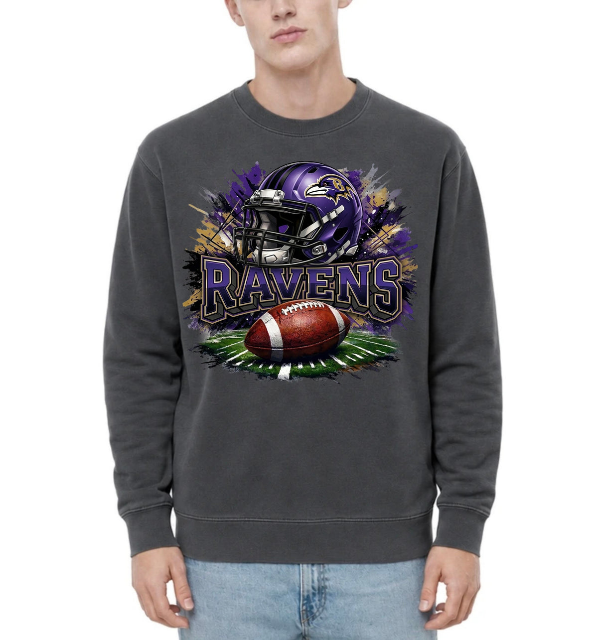 Football Team Adult Crewneck