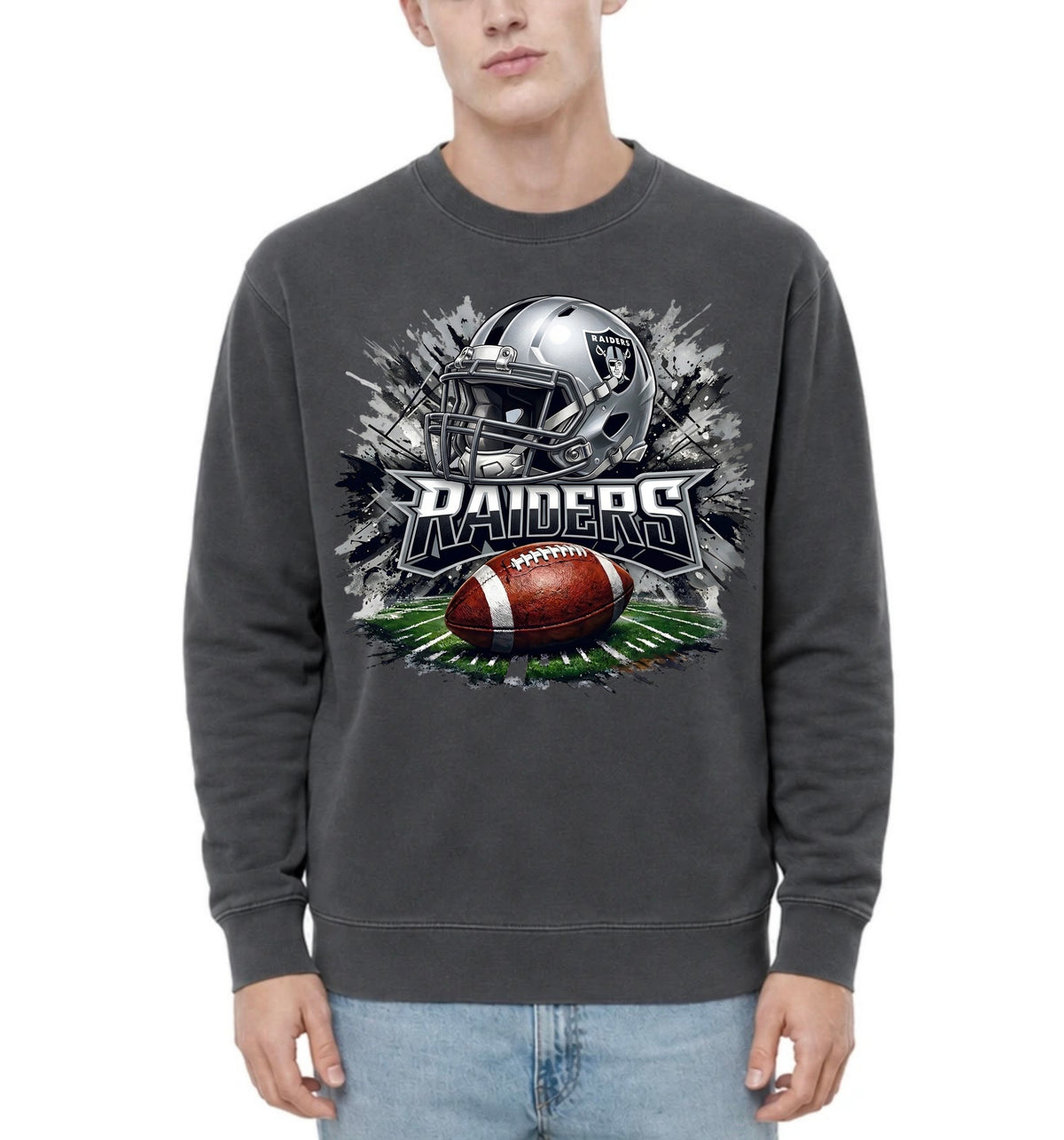 Football Team Adult Crewneck