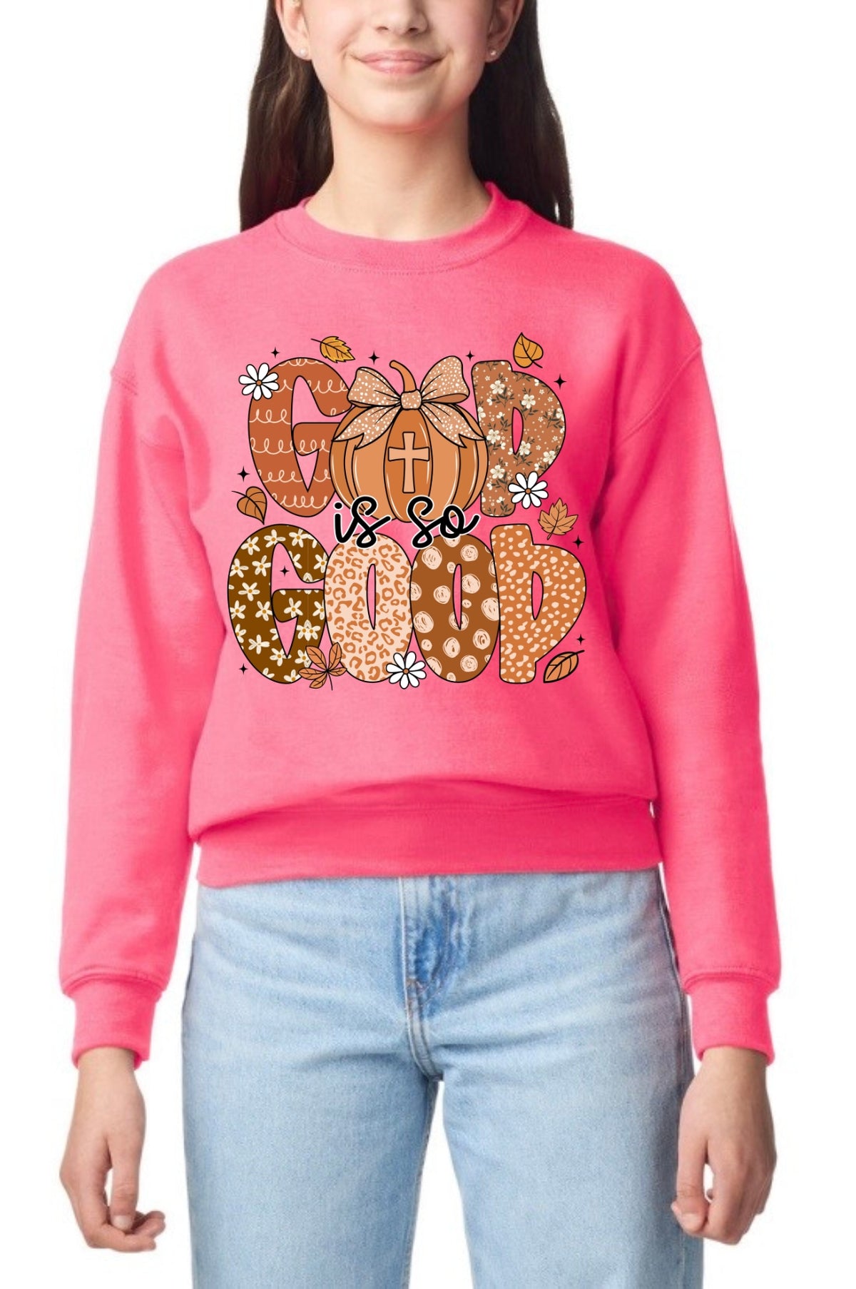God Is So Good Youth Crewneck