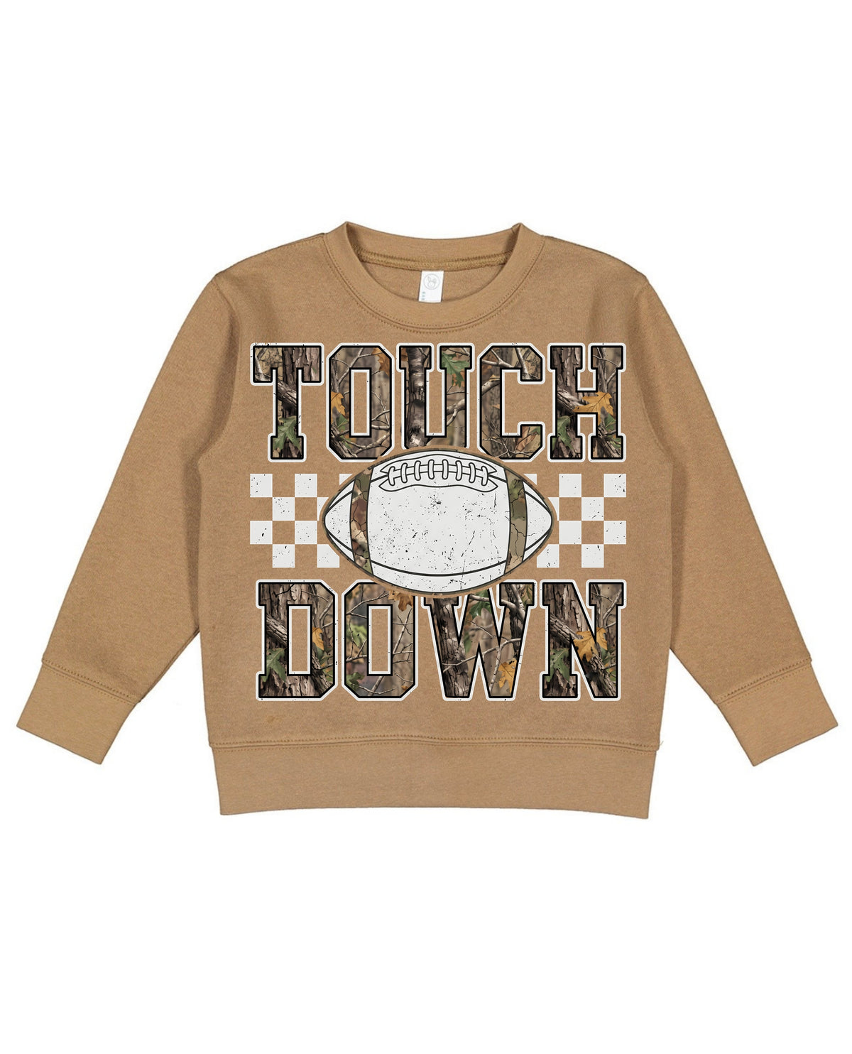 Camo Touchdown Toddler Crewneck
