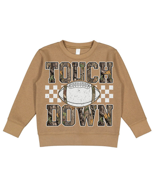 Camo Touchdown Toddler Crewneck