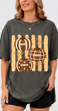 Pumpkin Football Adult Tee