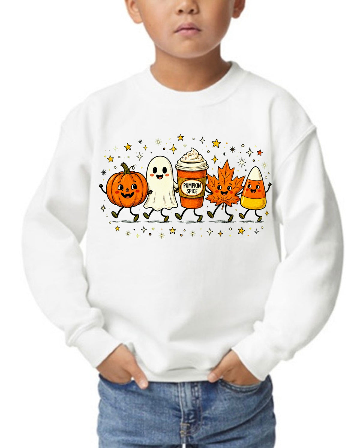 Pumpkin Spice & Everything Nice Youth Crewneck